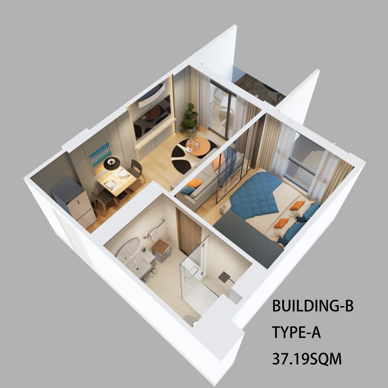 SEA HEAVEN (TYPE A) — Freehold condo in Nai Thon, Phuket