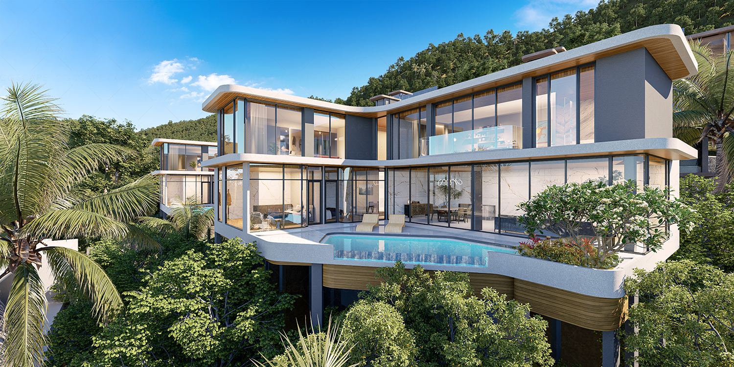 PHUVISTA NAITHON Villa-TYPE M — Leasehold villa in Nai Thon, Phuket
